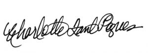 Charlotte Fant Pegues signature
