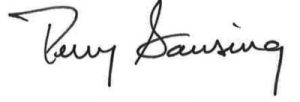 Perry Sansing Signature
